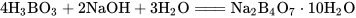 Sodium tetraborate powder factory