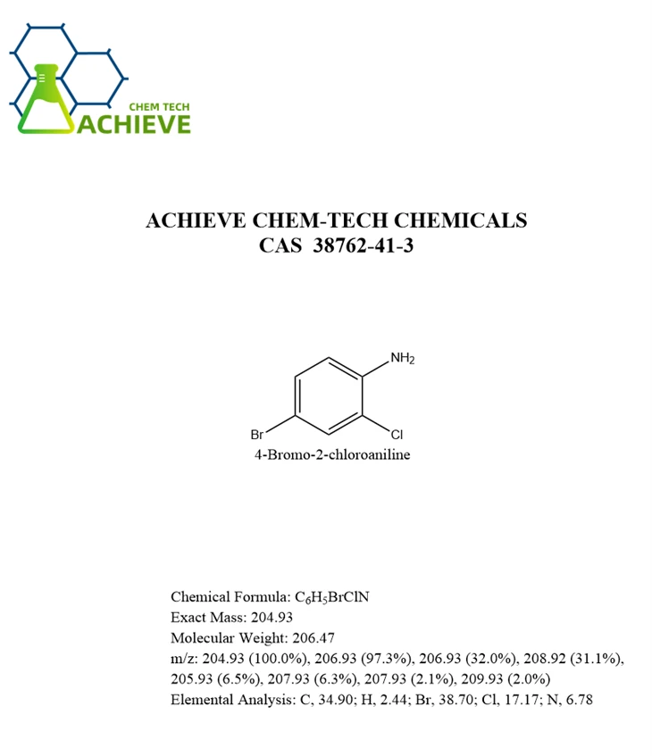 4-brom-2-kloranilin CAS 38762-41-3