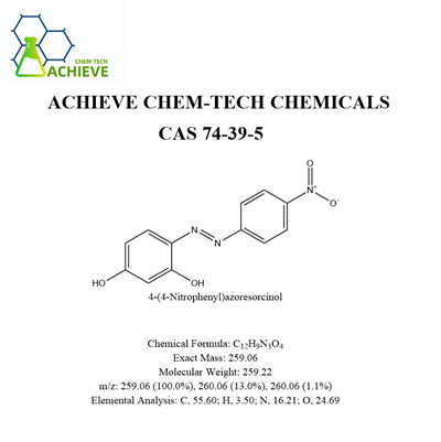 4-(4-nitrofenil)azorezorcinol CAS 74-39-5